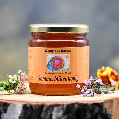 Honigglas-Etikett Mit Steg Sommerblütenhonig, Lila, 500 G Selbstklebend 100 Stueck Honigglas-Etikett Mit Steg Sommerblütenhonig, Lila, 500 G Selbstklebend 100 Stueck